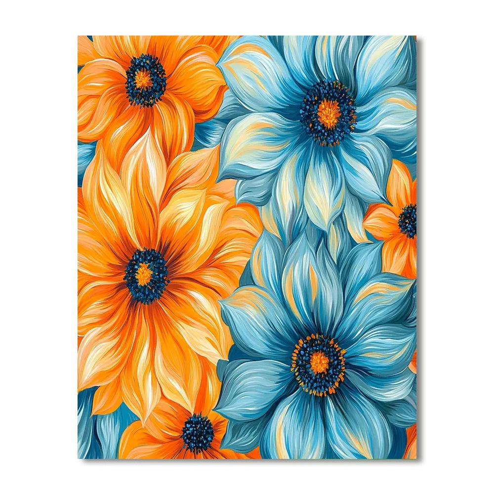 Frida Kahlo Inspired Vibrant Metamorphosis  Painting Number Kit