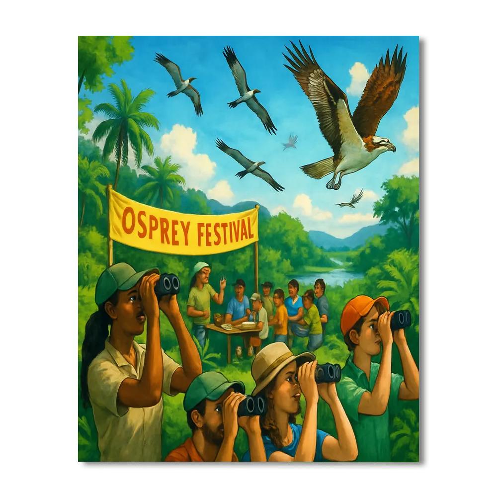 Osprey Festival Painting By Numbers Kit