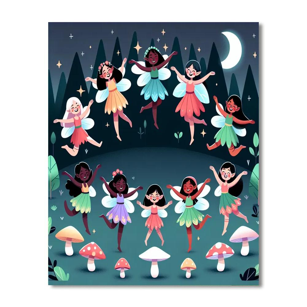Charming Fairy Ring Paint By Numbers