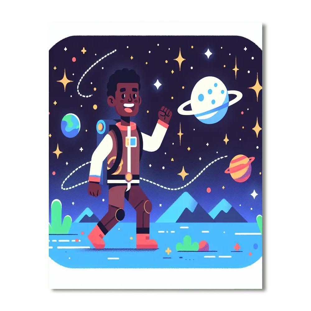 Galactic Pioneer Adventure Paint By Number