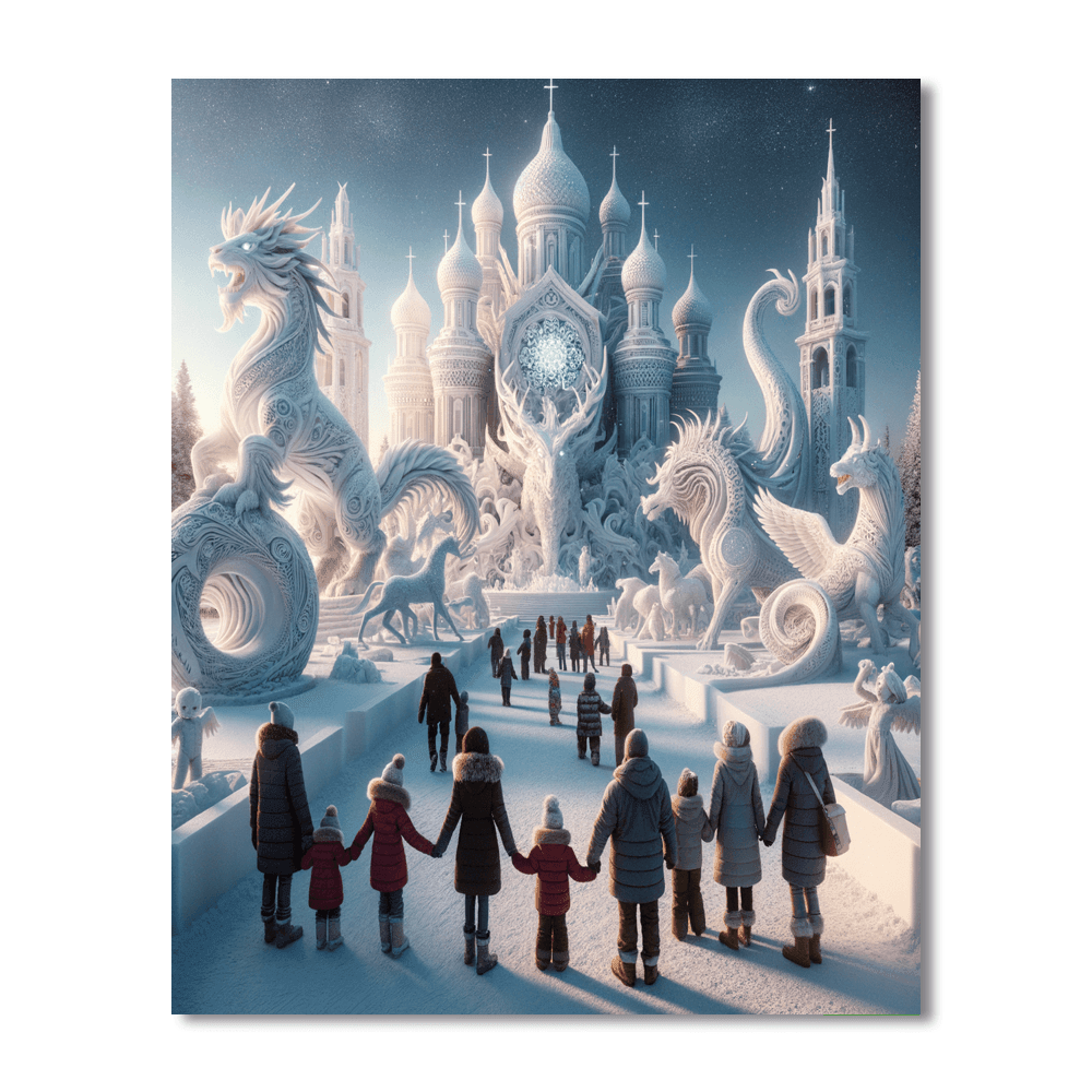 Harbin Snow Sculpture Art Expo - China Painting By Numbers Kit