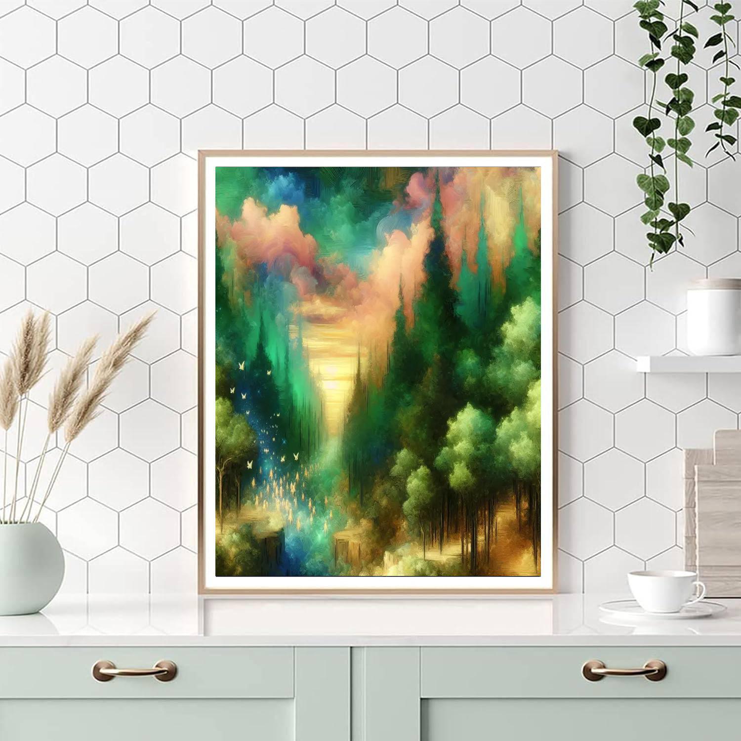 Forest Fairy Tale Dreamscape DIY Paint By Numbers