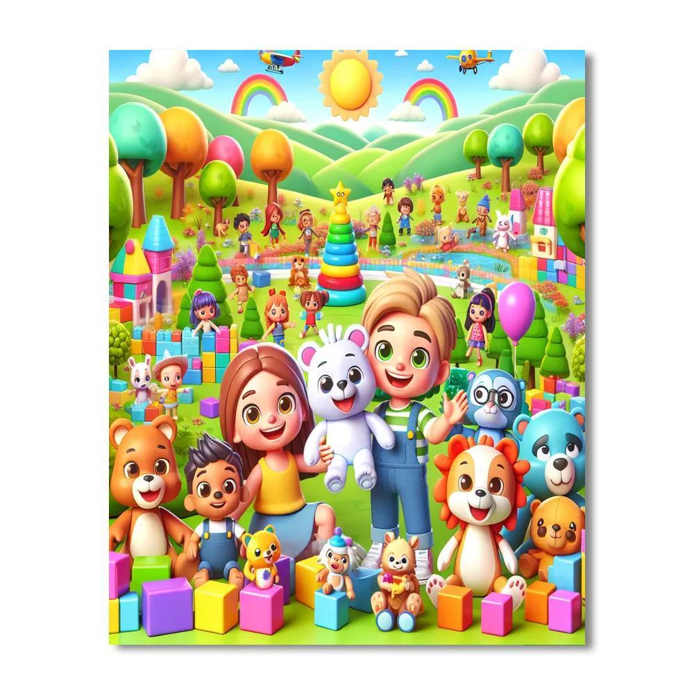 Adventures In Toyland Paint By Color