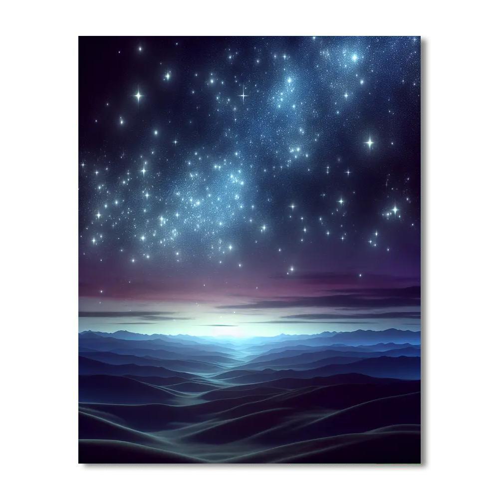 Dreamy Nighttime Adventures DIY Paint By Numbers