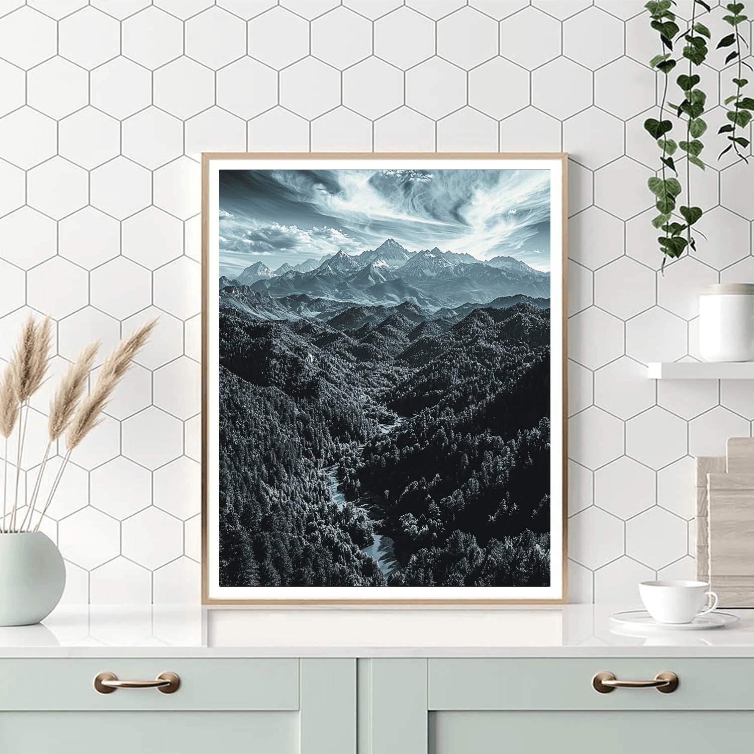 Ansel Adams Inspired In Harmony With Nature  Painting By Numbers Kit