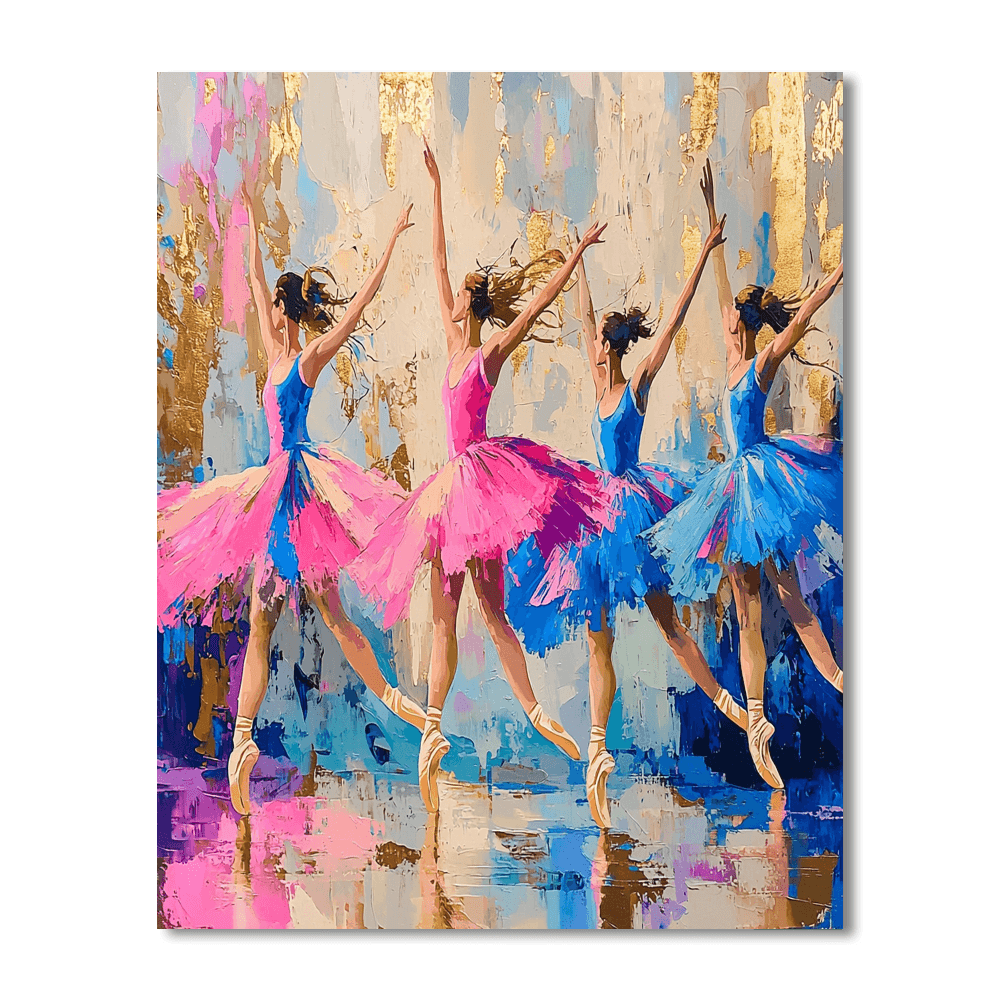 Degas Inspired Dancing Light  Paint By Number