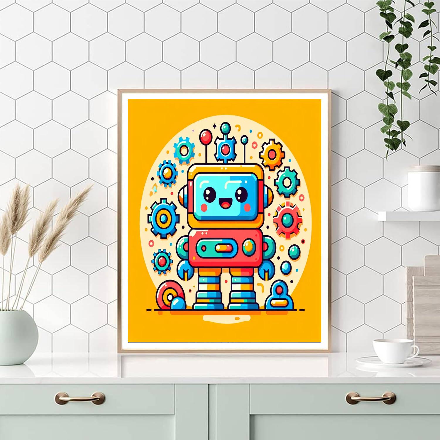 Clever Robot Paint By Numbers Kits