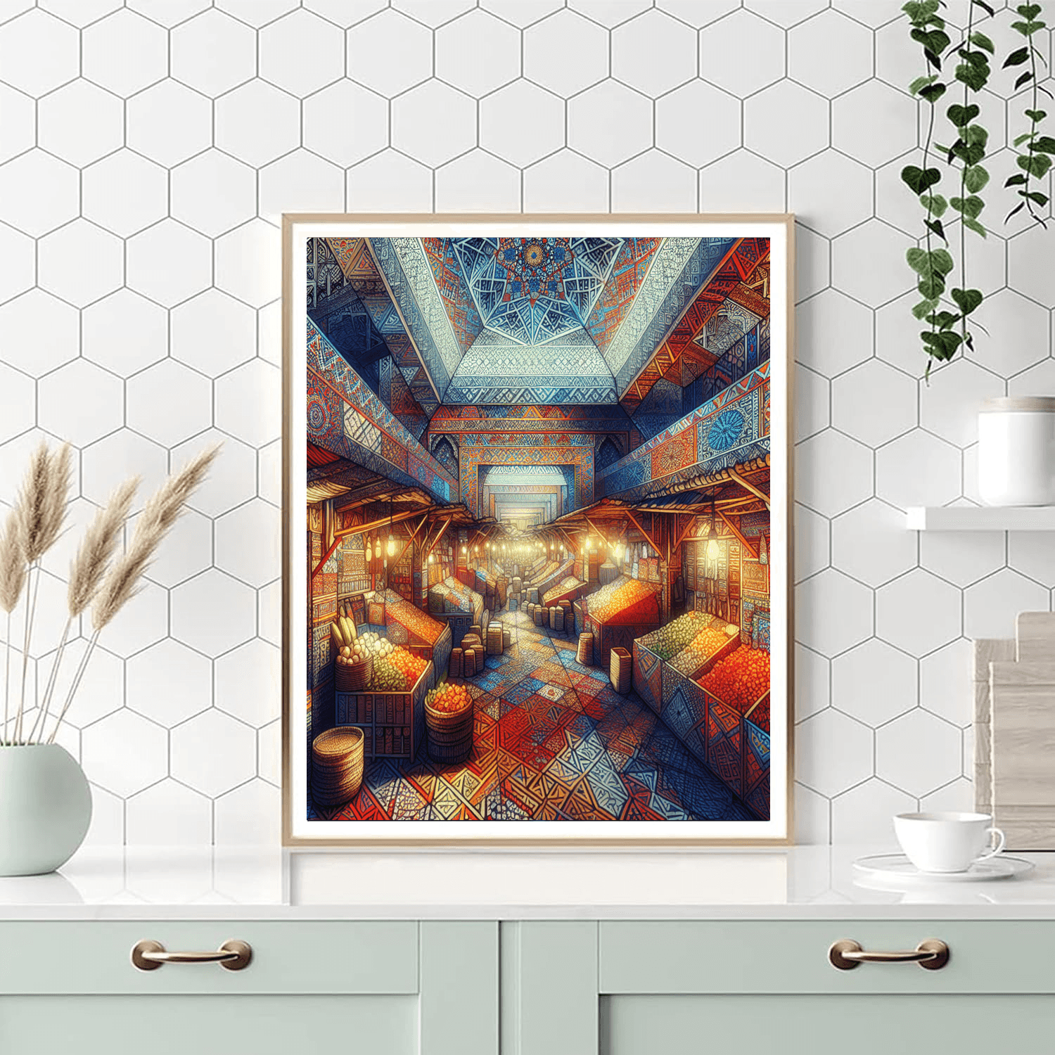 Exotic Moroccan Bazaar Paint By Color