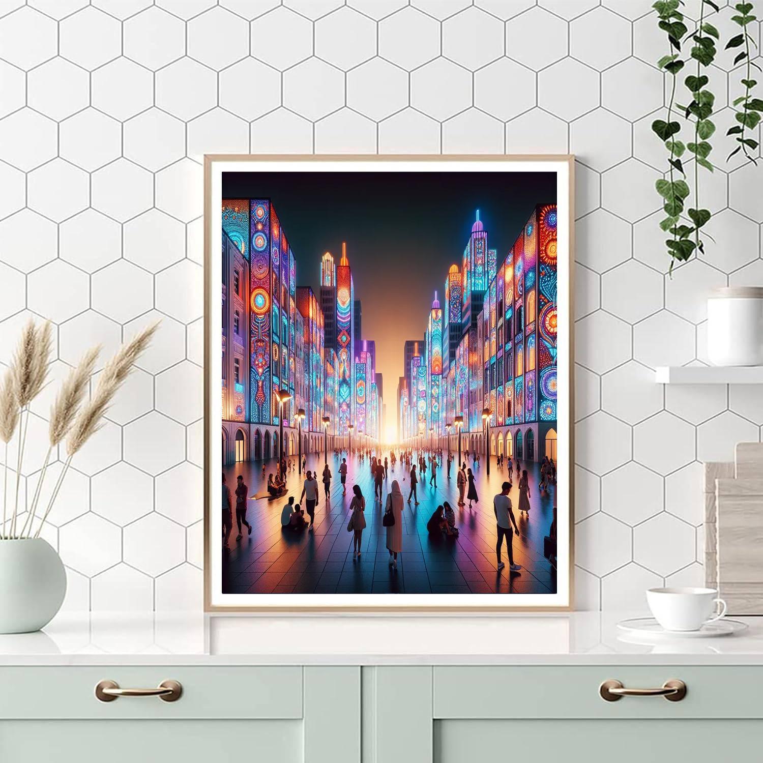 Glow Festival Number Painting