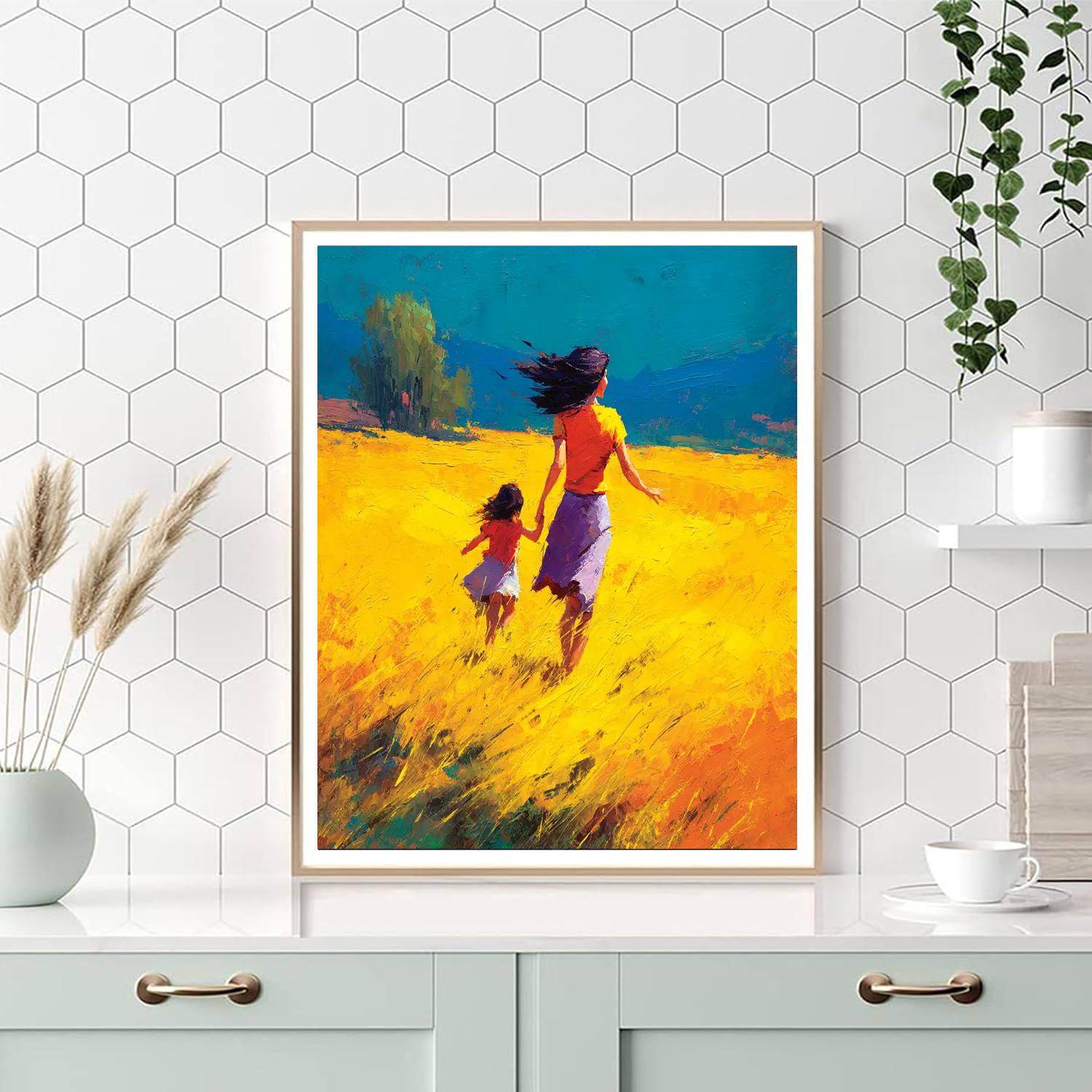 Fields Of Love Number Painting