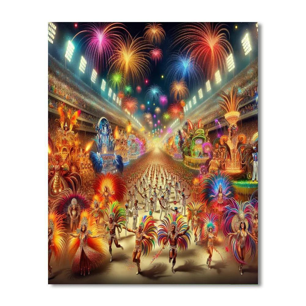 Carnival - Rio De Janeiro Paint By Numbers