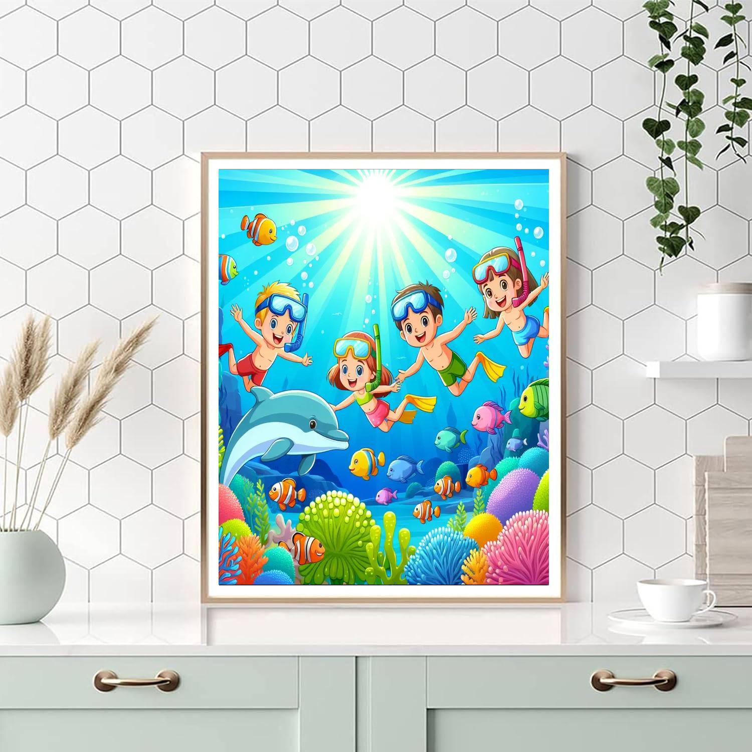 Lively Sea Adventure Paint By Number