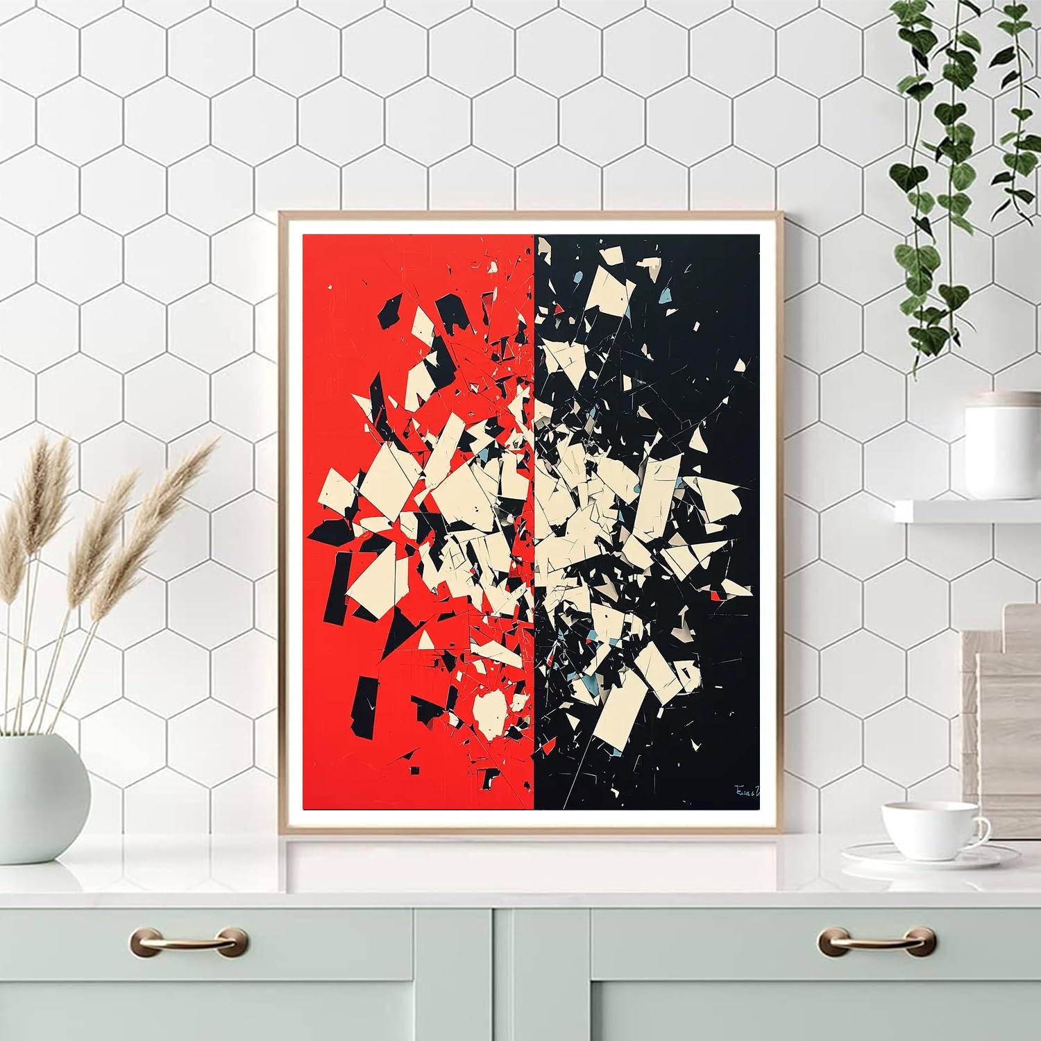 Banksy Inspired Consumer Detritus  DIY Paint By Numbers