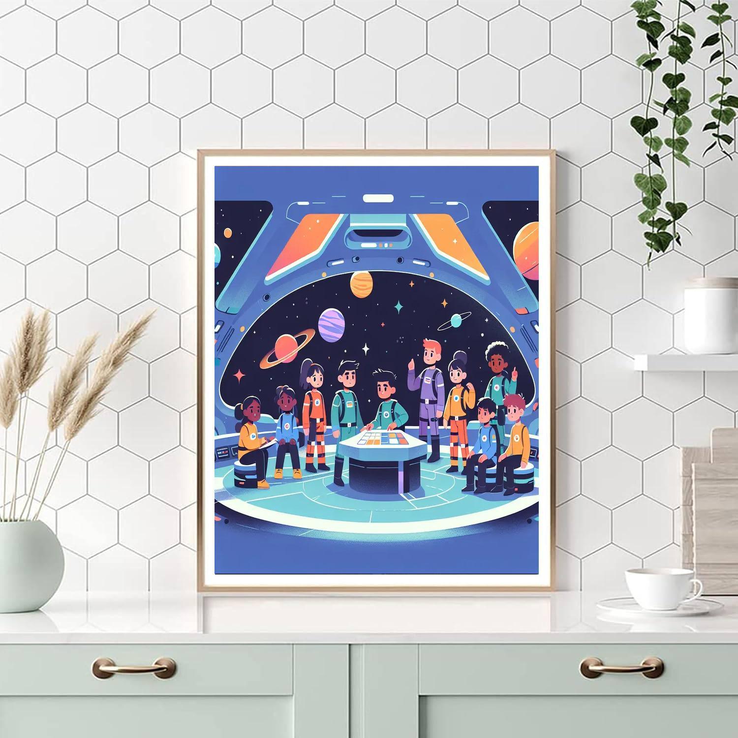 Galactic Guardian Adventures Number Painting