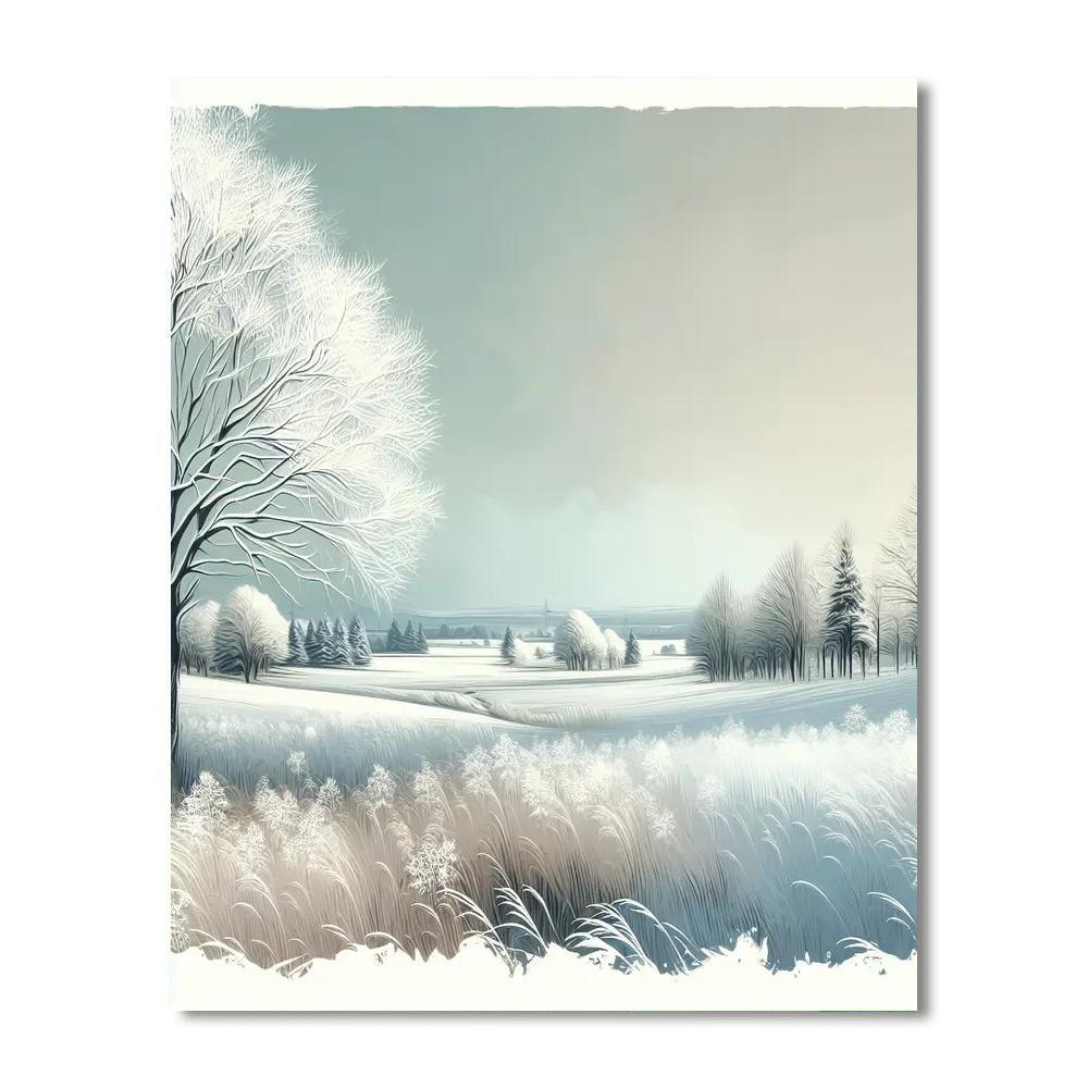 Winter's Breath Numbered Painting Kits