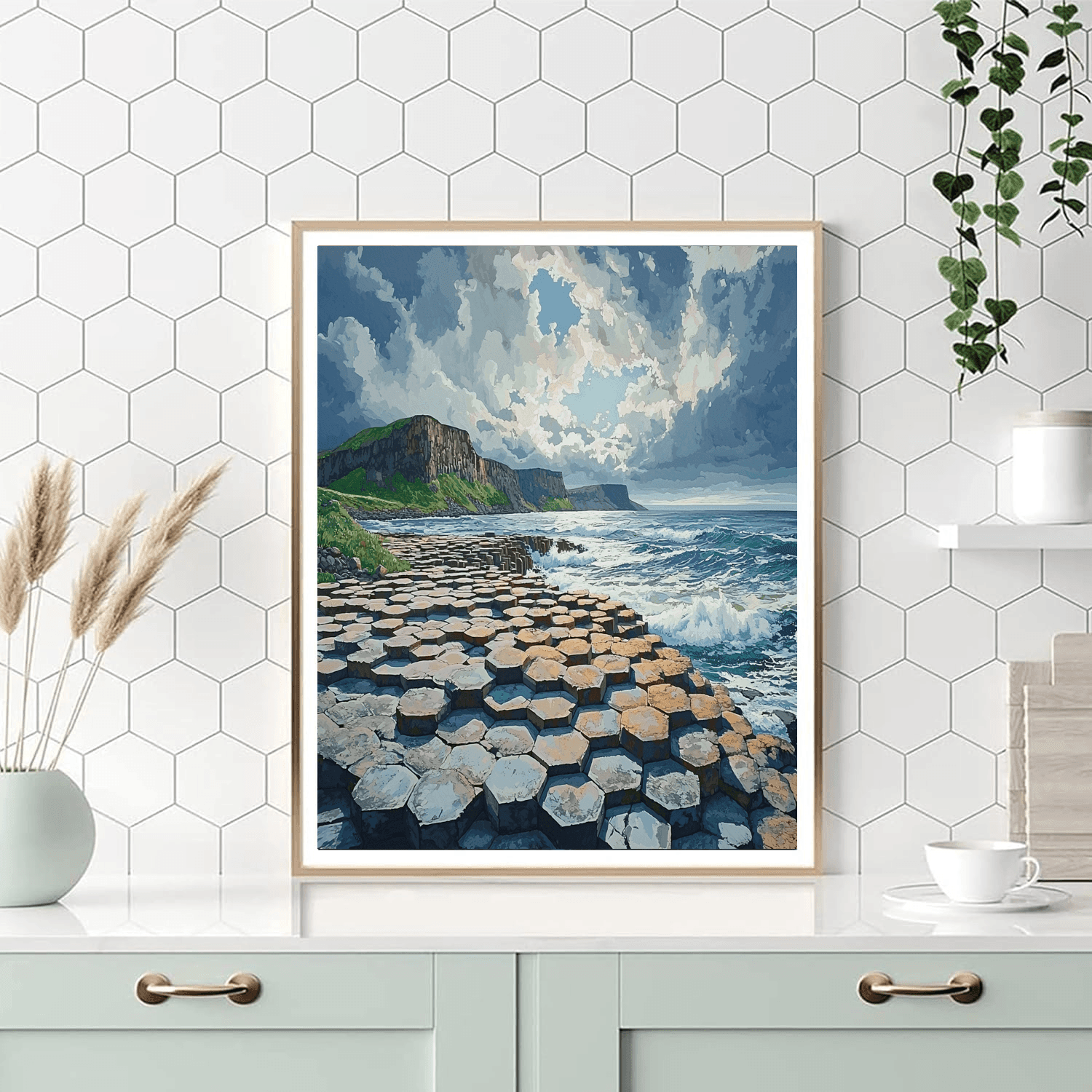 Giant's Causeway - County Antrim Paint By Numbers Kits