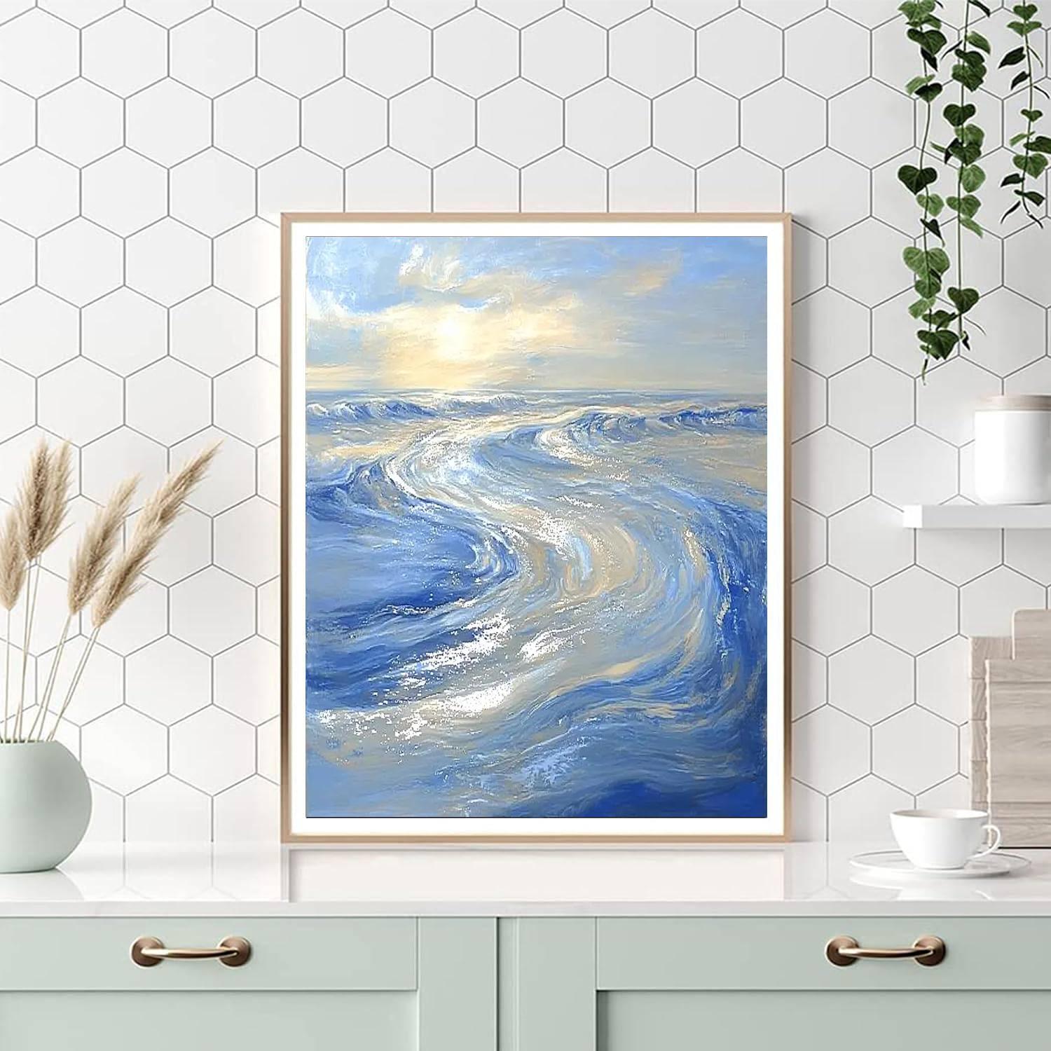 Edgar Degas Inspired Ethereal Currents  Paint By Numbers Art