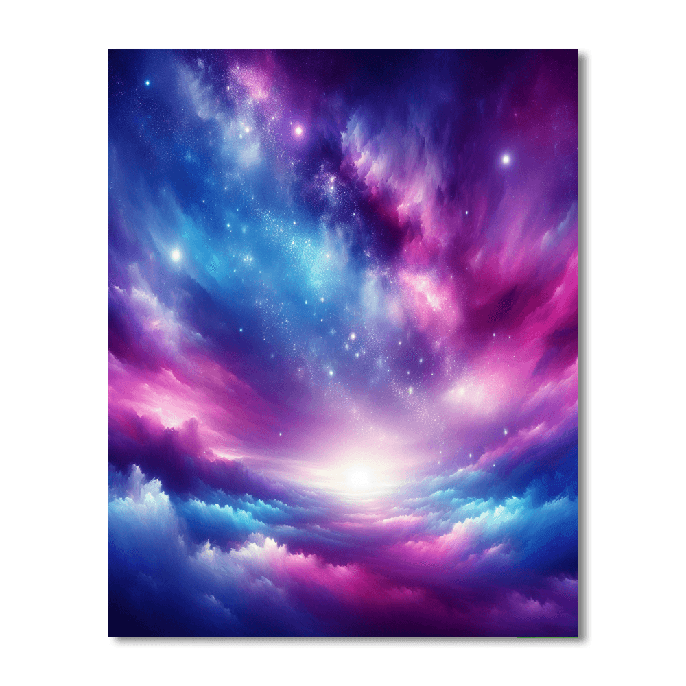 Ethereal Twilight Skies Painting Number Kit