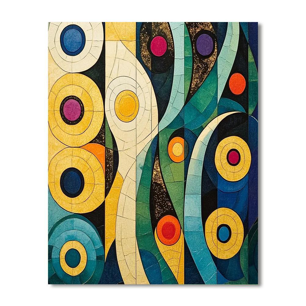 Gustav Klimt Inspired Essence Of Dreams  Paint By Color
