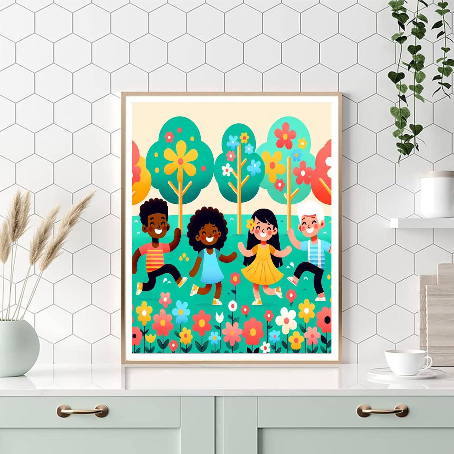 Gleeful Garden Celebration Paint By Numbers Kits