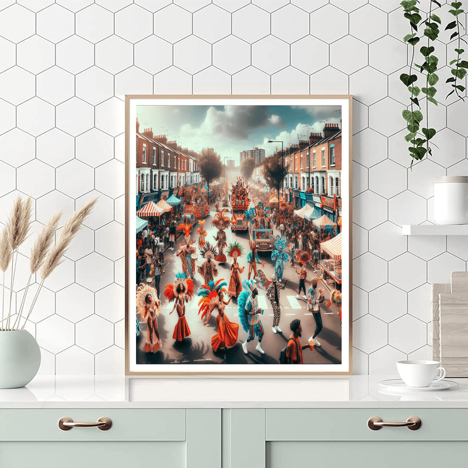 Carnival Of Notting Hill - London, England Painting Number Kit