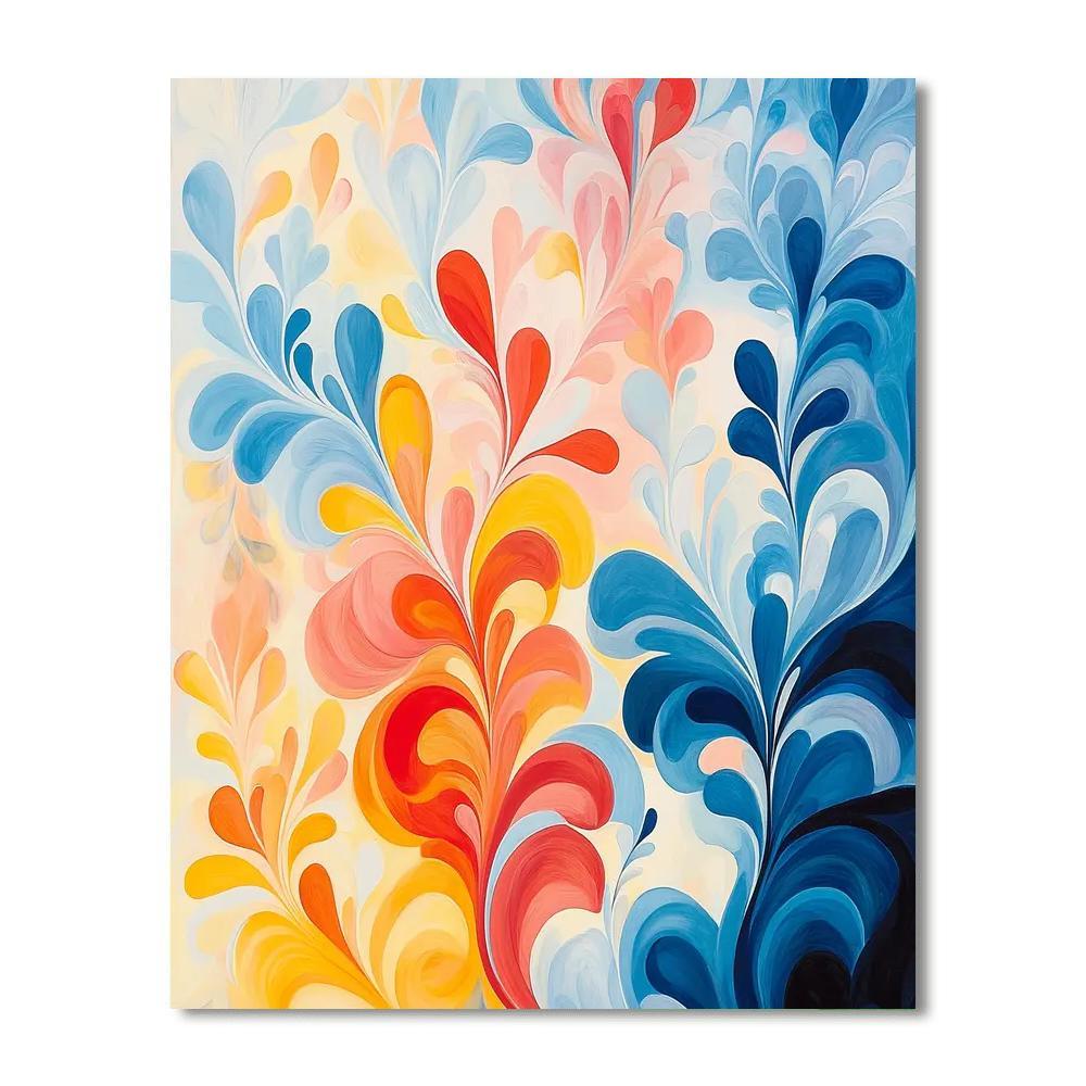 Joan Miró Inspired Colorful Dreamlands  Numbered Painting Kits