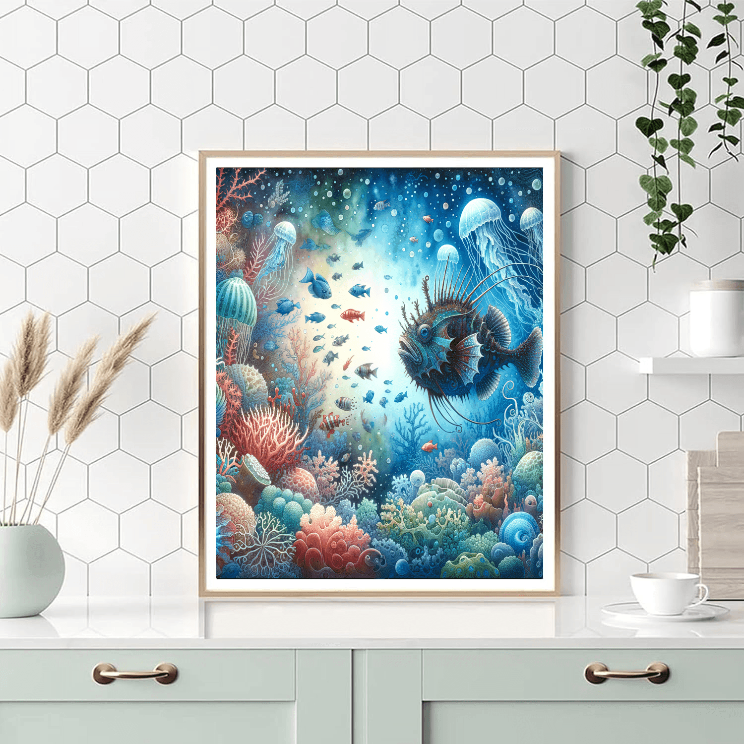 Mysterious Ocean Depths Painting Number Kit