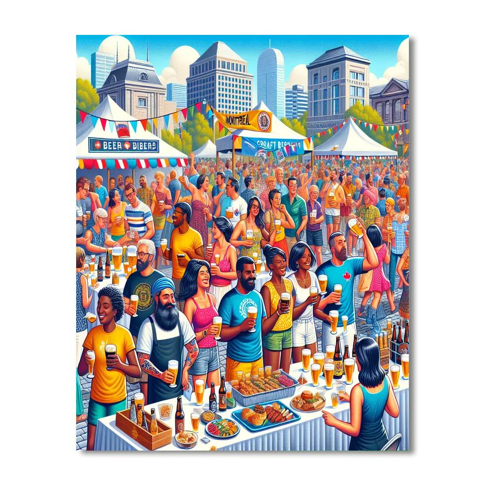 International Festival Of Beer - Canada Numbered Painting Kits