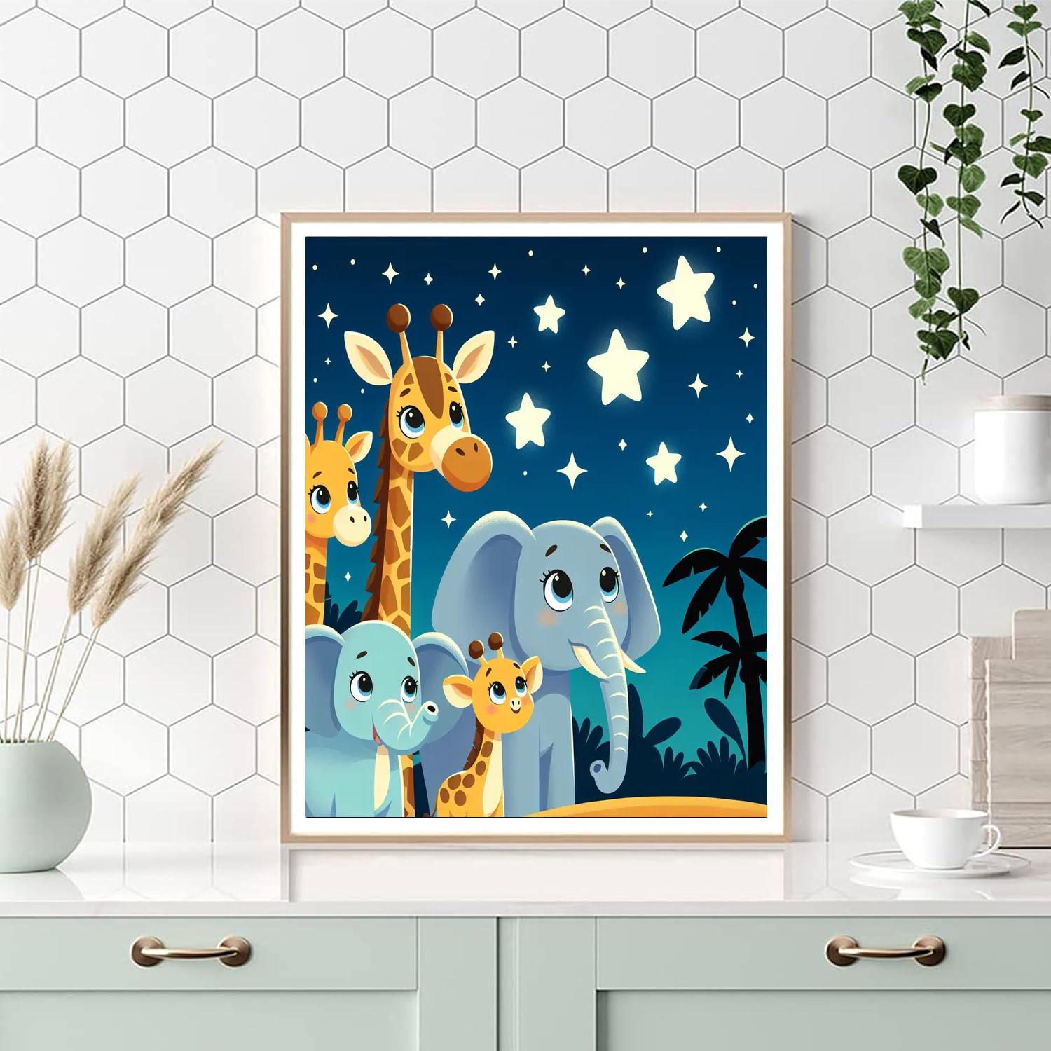 Safari Star Explorers Numbered Painting Kits