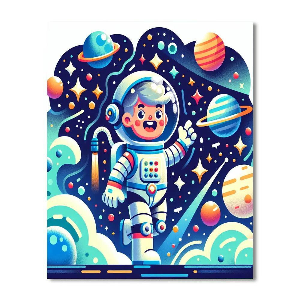 Space Cadet's Star Quest Paint By Numbers Kits