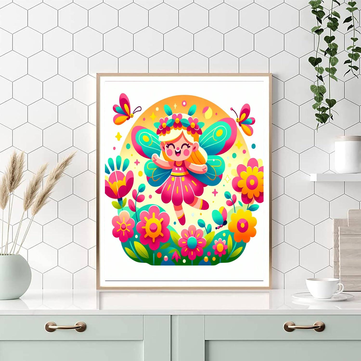 Dancing Flower Fairy Numbered Painting Kits