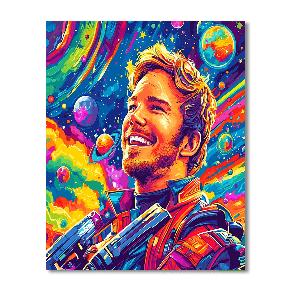 Chris Pratt: The Playful Spirit Of Star-lord Painting Number Kit