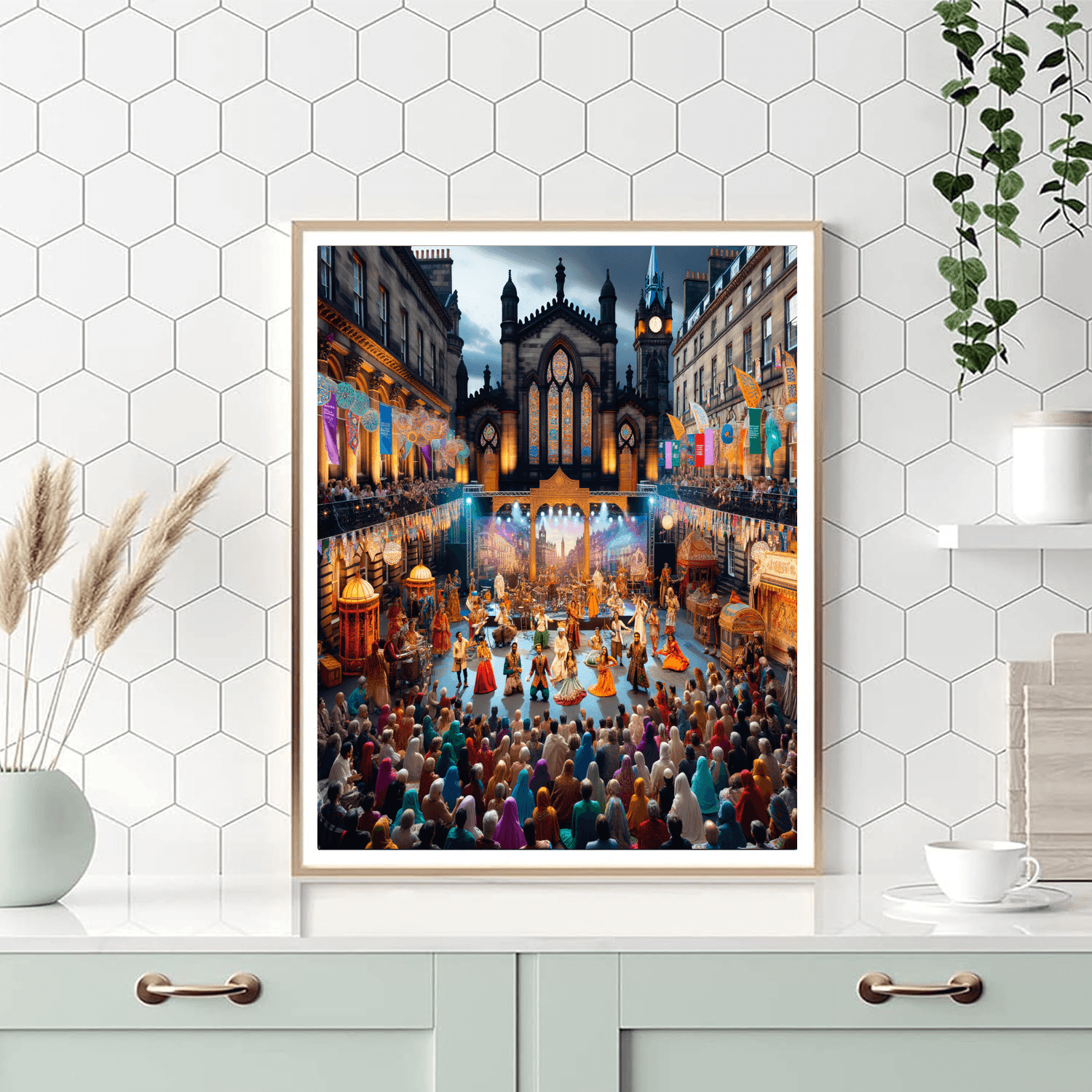 The Edinburgh International Festival - Scotland Painting By Numbers Kit