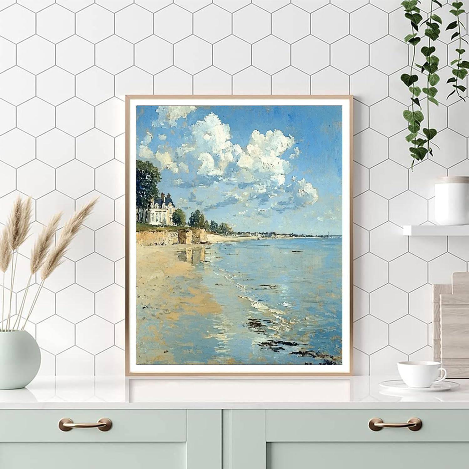 Eugène Boudin Inspired Whispering Tidal Retreat  Painting By Numbers Kit