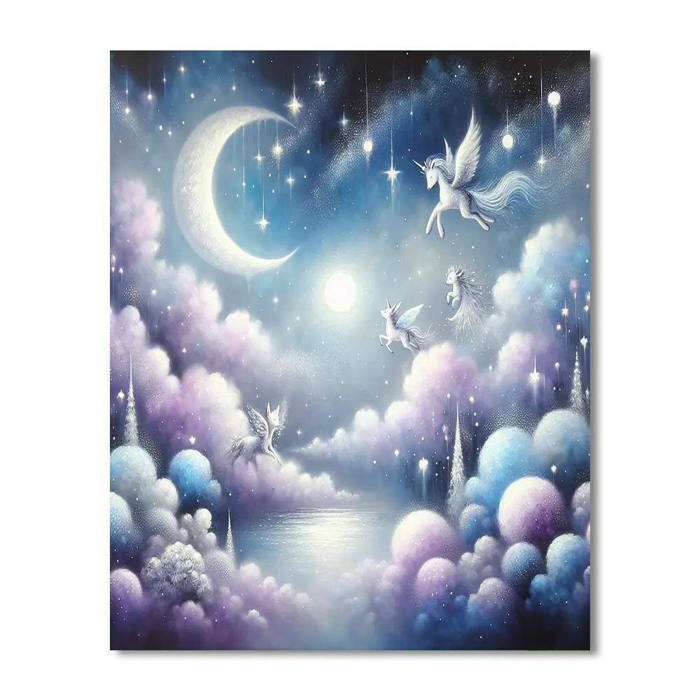 Whimsical Nighttime Adventure Numbered Painting Kits