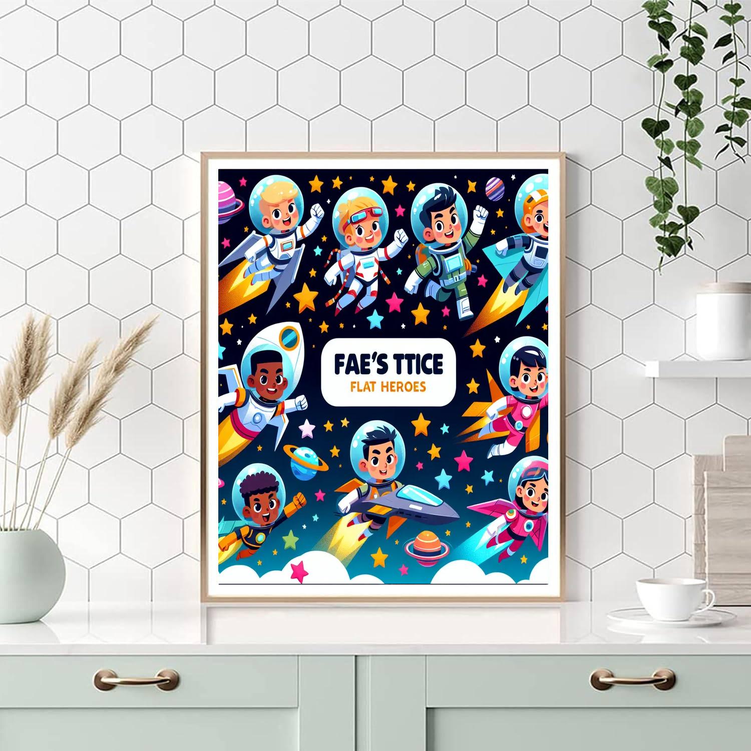 Galactic Heroes Quest Painting Number Kit