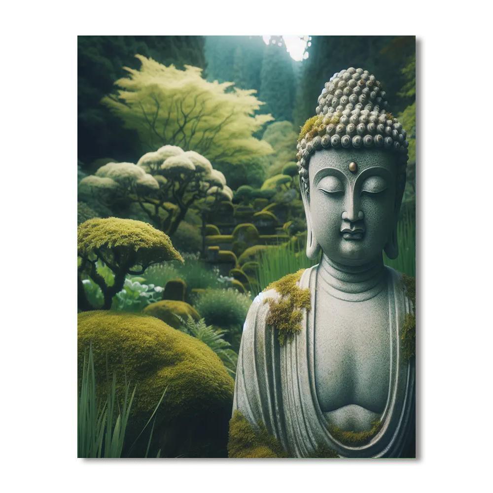 Enlightened Buddha Serenity Painting Number Kit