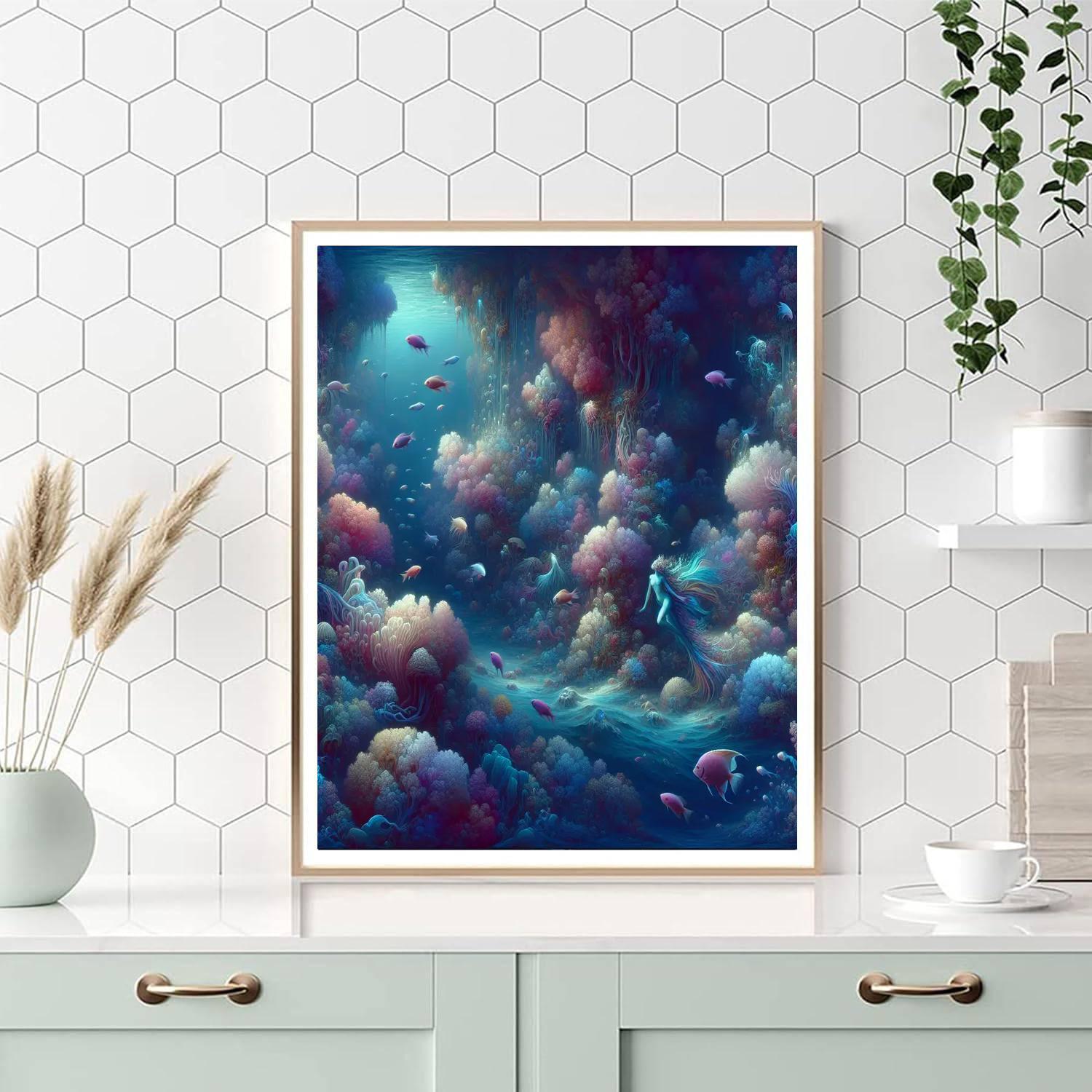 Underwater Mystical Paradise Paint By Number