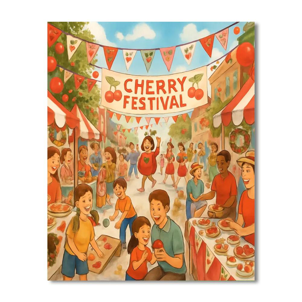 National Cherry Festival - United States Paint By Numbers Kits