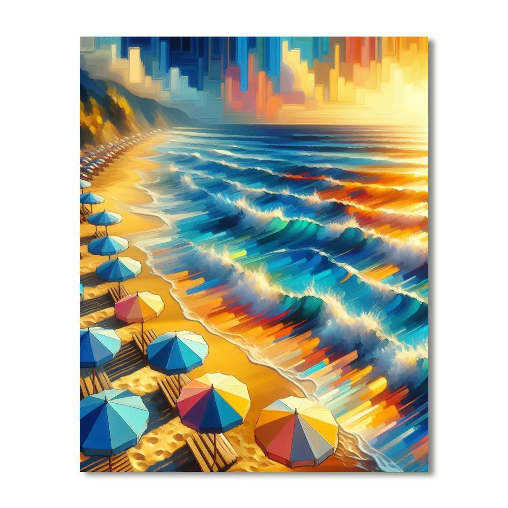 Coastal Seaside Escape Paint By Color