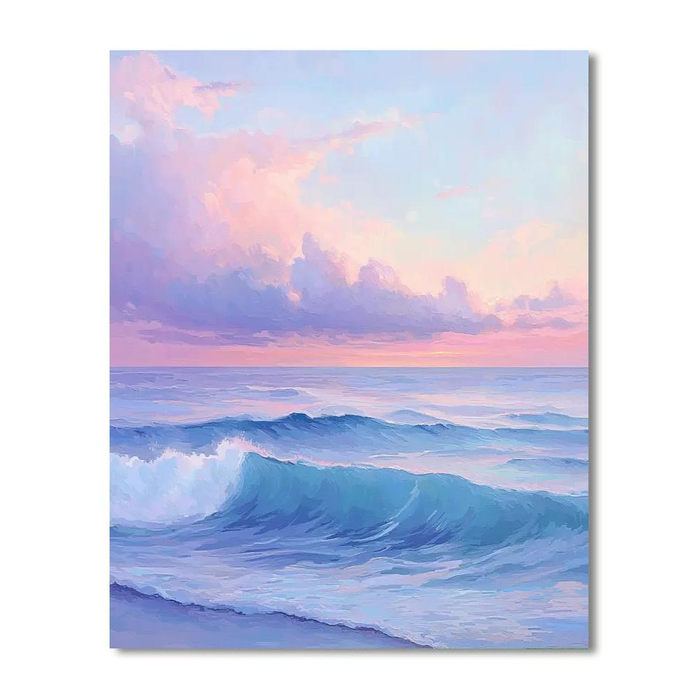 Claude Monet Inspired Twilight Over The Ocean  Paint By Numbers Kits