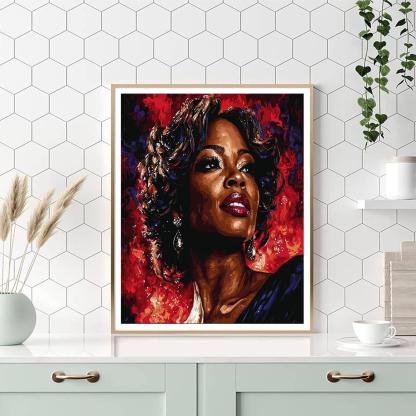 Viola Davis: The Trailblazer Of Powerful Narratives Paint By Numbers Kits