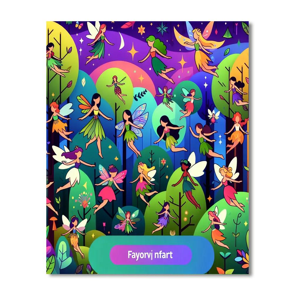 Forest Fairy Tale Magic Numbered Painting Kits