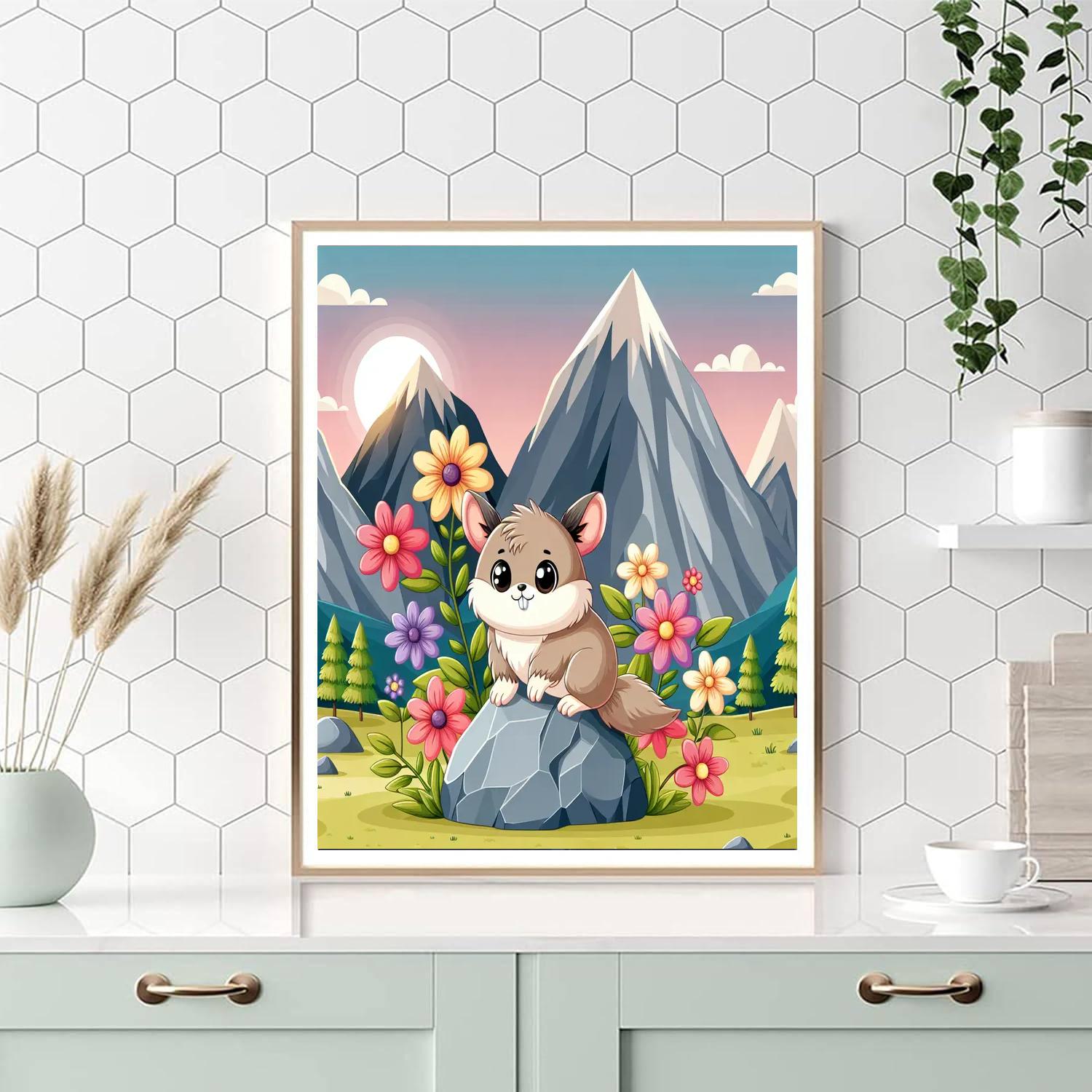Playful Pika DIY Paint By Numbers