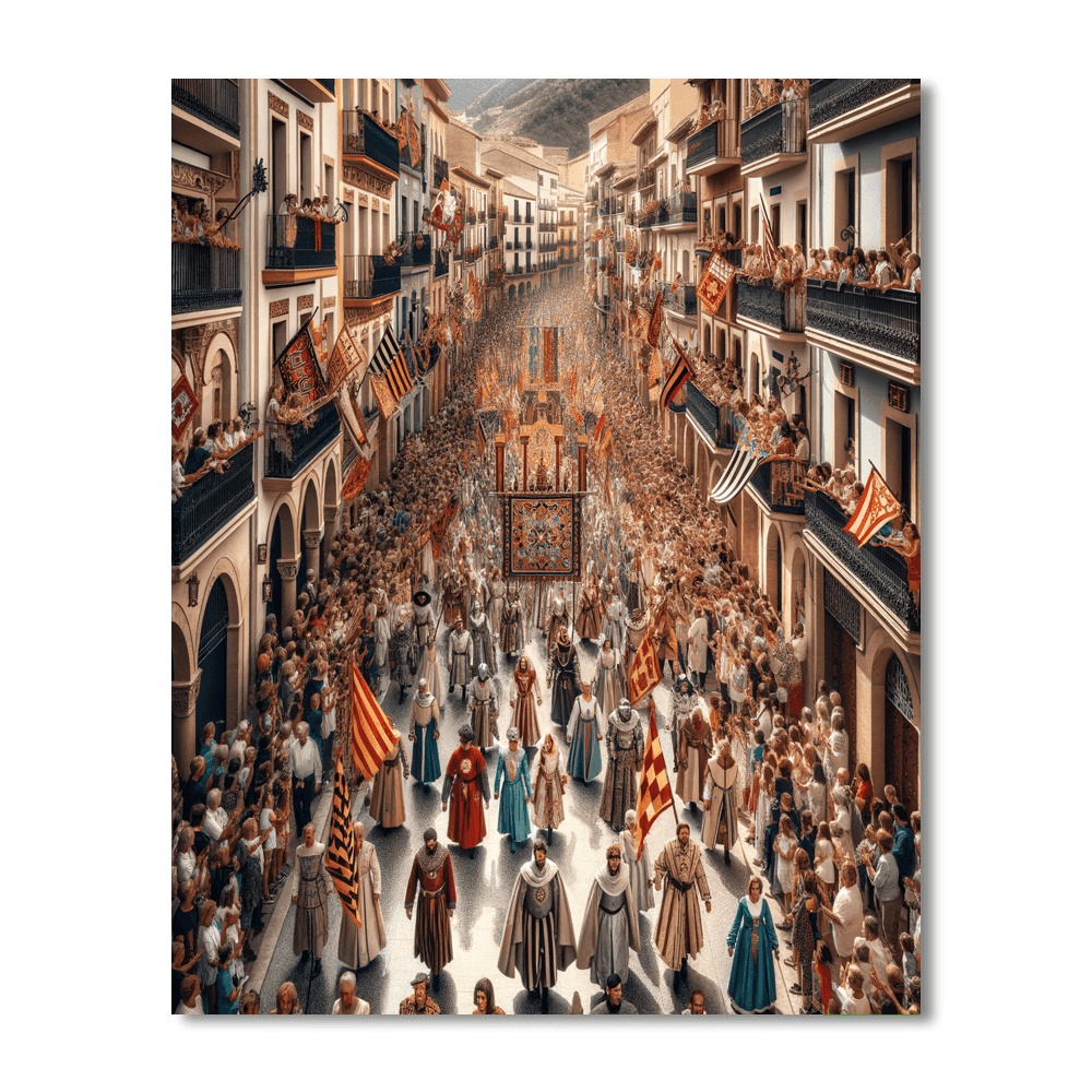 Moors And Christians Festival - Spain Paint By Number