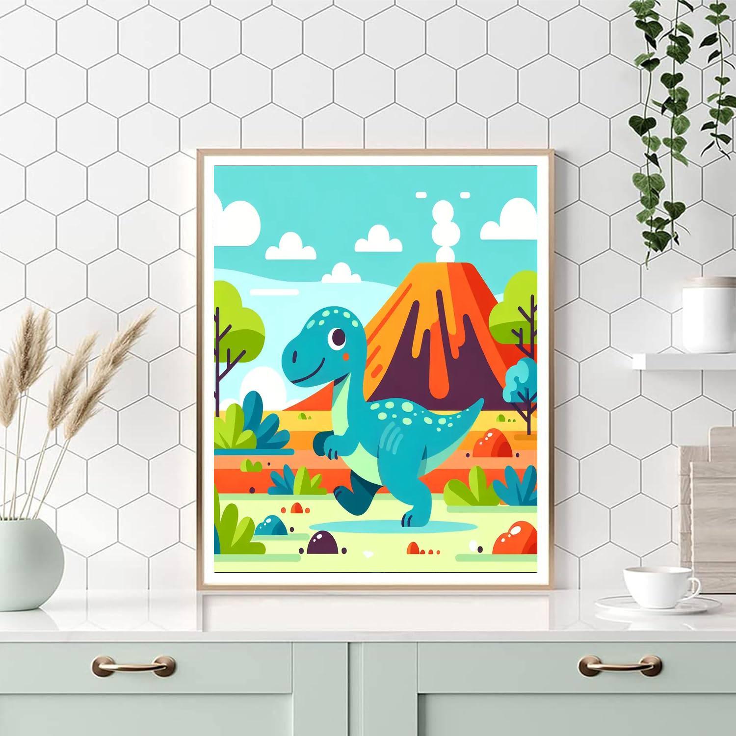 Dino Dig Discovery Paint By Numbers