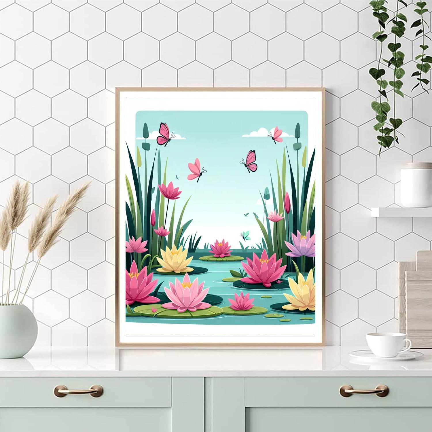 Lovely Lilies Paint By Numbers