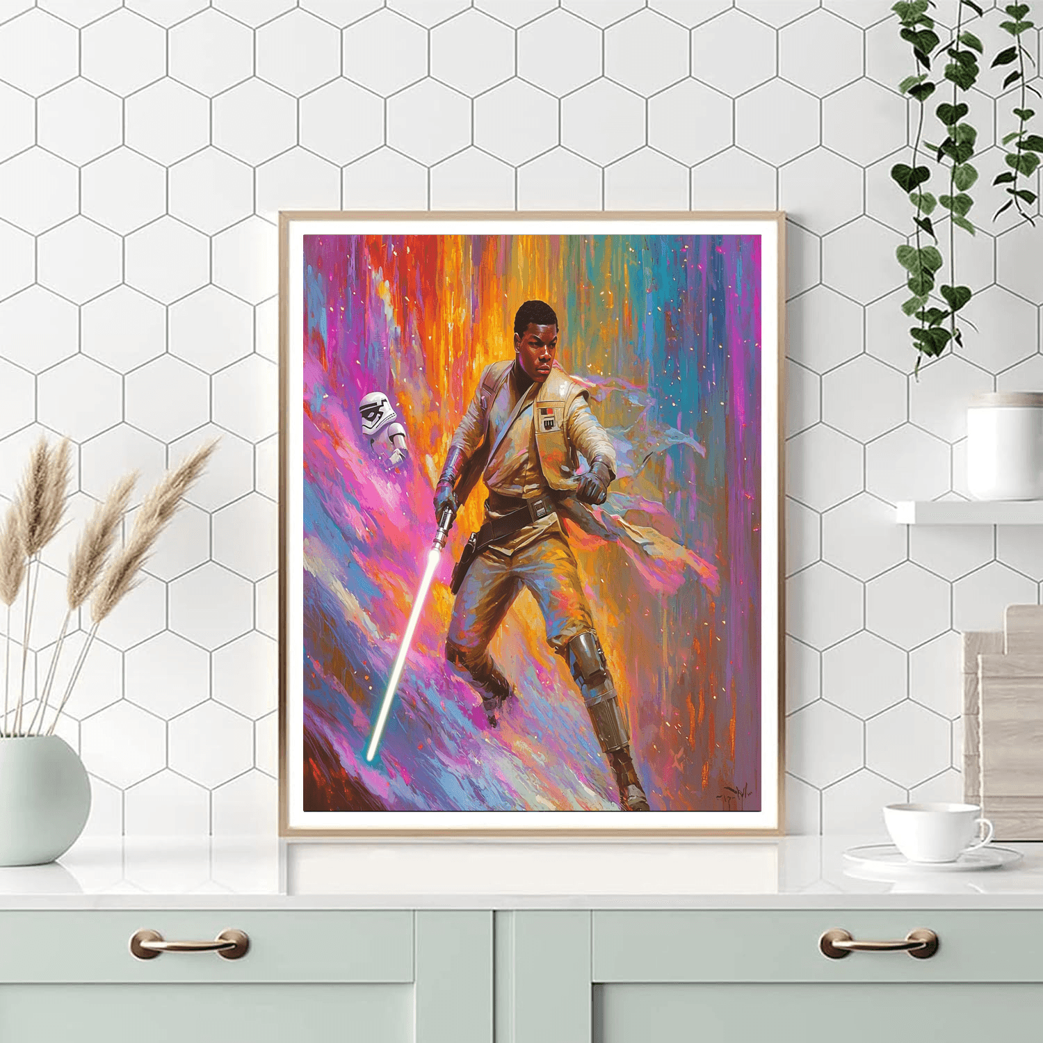 John Boyega: The Resilient Force Of Finn Paint By Numbers Kits