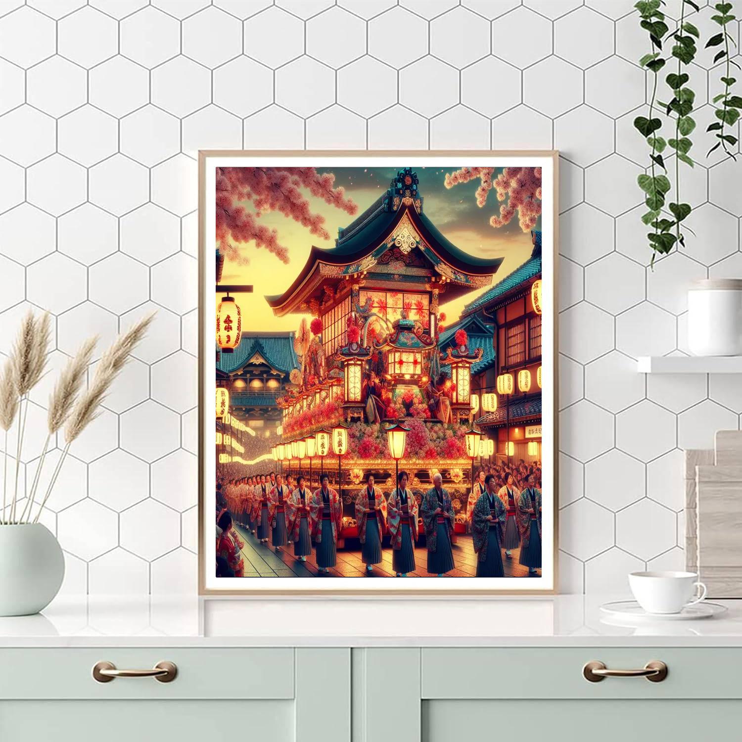 Gion Yatai Matsuri - Japan Paint By Color
