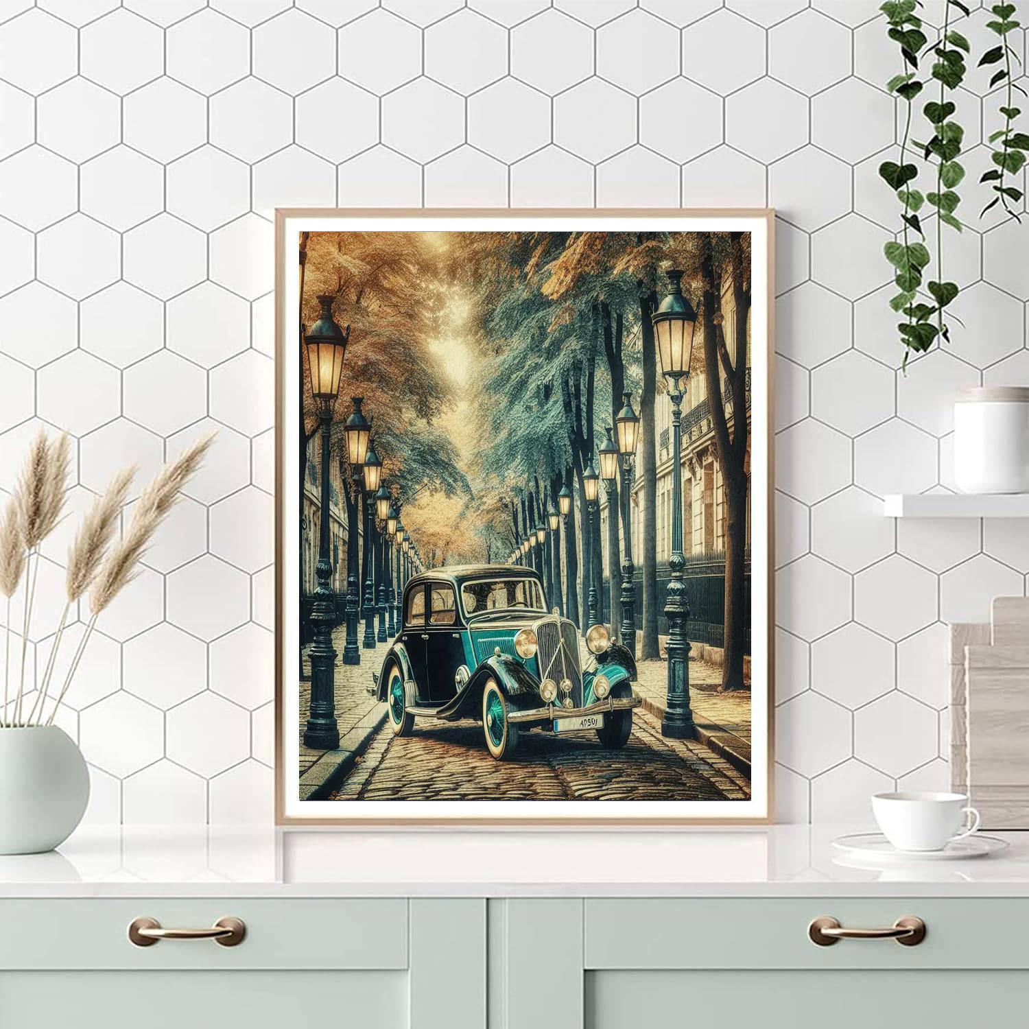 Vintage Motoring Paint By Numbers Kits